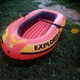 Двухместная надувная лодка с веслами и насосом Intex Explorer 211 * 117 * 41 см - изображение 3