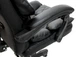 Кресло офисное Diego Comfort Pro эргономичное с подставкой для ног экокожа, черное - изображение 11
