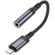 Переходник Borofone BV24 Graceful Lightning to 3.5mm Metal grey - изображение 2