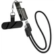 Дата кабель Hoco X126 Experto Type-C to Type-C 60W + Phone Holder & Lanyard (0.35m) Black - зображення 1