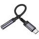 Переходник Borofone BV24 Graceful Type-C to 3.5mm Metal grey - изображение 3