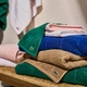 Рушник бавовняний Lacoste для ванної 76х142 см Heritage Croc Scale Бежевий (1159853775) - зображення 5