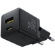 Мережевий зарядний пристрій Baseus Palm Fast Charger 30W (1USB-A/1C) (P1011160A) Cluster Black - зображення 5