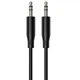 Аудіо кабель Aux Borofone BL25 Nice (1m) Black - зображення 1