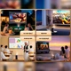 Портативный проектор с аккумулятором Byintek UFO P70X DLP OSRAM 2 / 32 gb 400 ANSI android tv 10000 mAh Type-C auto focus wi fi 6D auto keystone - изображение 12