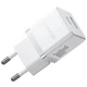 Мережевий зарядний пристрій Baseus Palm Fast Charger 30W (1USB-A/1C) (P1011160A) Moon White - зображення 2