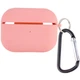 Силіконовий футляр з мікрофіброю для навушників Airpods Pro 3 Рожевий / Pink - 00000082130_24 - изображение 1