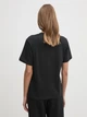 Футболка хлопковая женская Adidas Essentials Small Logo Cotton Sportswear JC5943 XS Черная (4067905784202) - изображение 7