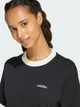 Футболка бавовняна жіноча Adidas Seasonal Essentials Colorpop With Embroidered Graphic Sportswear KB8194 XS Black (4068822200189) - зображення 5