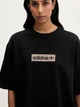 Футболка хлопковая длинная женская Adidas Originals Aop Ss T-Shirt KD2822 L Black (4068805096334) - изображение 9