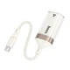 Перехідник HOCO UA41B Crystal Type-C ethernet adapter(100 mbps) apricot - изображение 2