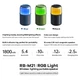 Портативна колонка Remax RB-M21 Party Light, Чорний - 646719 - зображення 3
