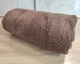 Полотенце турецкое махровое однотонное Zeron 50х90 Brown плотность 500 г/м2 1 шт - изображение 2