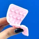 Держатель-присоска Double Side Silicone, Пудровый - 618266 - изображение 7