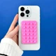 Держатель-присоска Double Side Silicone, Фиолетовый - 610670 - изображение 3