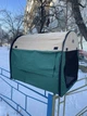 Мягкая клетка-переноска для собак SENFUL Pet Soft Crate SDT3008 Green с флисовым ковриком и чехлом, 70х51х58,5 см - изображение 6