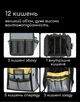 Сумка AIRAJ для инструментов электрика / мастера с 12 карманами - изображение 4