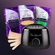 Набір для депіляції, воскоплав PRO-wax Black, Віск 3х100 грам, шпателі - зображення 1