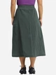Юбка миди летняя женская Jack Wolfskin Find The Wild Skirt W A65934-E0271 S Зеленая (4064886679022) - изображение 2