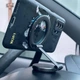 Автомобильный магнитный держатель для телефона на торпеду автомобиля чёрный - изображение 7