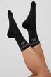 Шкарпетки унісекс Alo Yoga Unisex Half-Crew Performance Sock M чорні A0693U - изображение 3