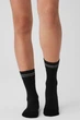 Шкарпетки унісекс Alo Yoga Unisex Half-Crew Performance Sock M чорні A0693U - изображение 4