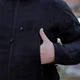 Флісова кофта Call Dragon з капюшоном чорна розмір 2XL - зображення 6