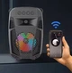 Портативная беспроводная колонка Sing-e ZQS1430 Mini RGB Multi Media 8W 1200mAh Черный - изображение 10