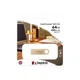 Флеш-накопитель Kingston USB 3.2 SE9 G3 64GB 220MB/s Metal/Gold - зображення 2