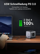 Мережевий зарядний пристрій UGREEN CD268 65W DigiNest Cube (2C2A) (UGR-60113) - изображение 4