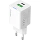 Зарядное устройство ColorWay GaN Mini 30W PD Port PPS USB (Type-C PD + USB QC4.0) white (CW-CHS053PD-WT) - изображение 8