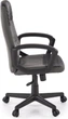 Fotel biurowy Halmar BJORN Czarno-popielaty (5905248134799) - obraz 5