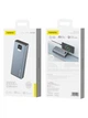Повербанк 20000 mAh 22.5W Foneng GT200 с LED дисплеем и быстрой зарядкой PD/QC USB-C порт универсальный мощный портативный повер банк 20 000 power bank металлический павербанк для телефона iPhone Samsung роутера планшета - изображение 11
