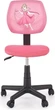 Дитяче крісло для письмового столу Halmar BINGO Рожеве (5905248134843) - зображення 1