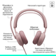 Навушники Logitech ZONE Wired 2 Rose (981-001620) - зображення 6