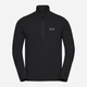 Спортивная кофта мужская Jack Wolfskin Litestride Fz A65849-6000 M Черная (4064886661508) - изображение 7
