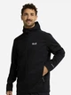 Куртка демисезонная с капюшоном мужская Jack Wolfskin Skyvail A65864-6000 L Черная (4064886661188) - изображение 1