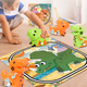 Пазл-трек с динозавром Dino Puzzle Tracks 2 в 1 Трицератопс и Тиранозавр T-Rex - изображение 3