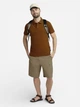 Поло длинное мужское Jack Wolfskin Travel A65932-5401 L Коричневое (4064886683944) - изображение 3