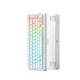 Механічна бездротова клавіатура з HOT SWAP MCHOSE G75 V2, Ice Blue Switch RGB, Win/Mac OS, УКР/АНГЛ, Біла лінія/White Contour Lines (G75V2-2) - изображение 3