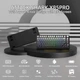 Механічна бездротова (Bluetooth + 2,4G) клавіатура з HOT SWAP Attack SHARK X85PRO, 82 Key, RGB, Win/Mac OS, УКР/АНГЛ, Moonlight/СІРА (X85PM) - изображение 4