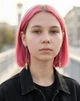 Моносерьга-кольцо (конго) с длинной цепочкой и подвеской Перо, серебристая медицинская сталь 316L - изображение 4