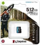 Карта пам'яті Kingston microSDXC 512GB Canvas Go! Plus Class 10 UHS-I U3 V30 A2 (SDCG3/512GBSP) - изображение 3