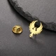 Значок (пін) BROCHE брошка біжутерія Птахи Фенікс Золотий BRGV114768 - зображення 4