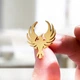 Значок (пін) BROCHE брошка біжутерія Птахи Фенікс Золотий BRGV114768 - зображення 6