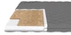 Тонкий матрац-топер Smart Mattresses Grey Cocos полуторний 130x190 см - зображення 4