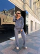 Жіночий велюровий спортивний костюм (кофта+штани) Uaclothes 46-48 Графітовий (like36623-170491350) - изображение 1