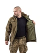 Куртка Vik-Tailor с флисовой кофтой Softshell, Olive, 46 - изображение 6