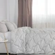 Ковдра велюрова ТЕП VELOUR 150×210 см полуторна зимова 400 г/м² світло-сіра мікрофібра - зображення 5