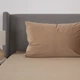 ПростыньТЕП "VELOUR" с резинкой капучино, 160x200 - изображение 3